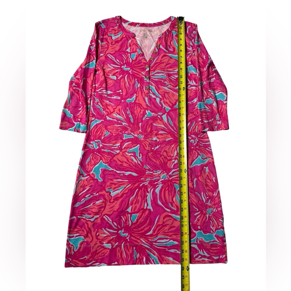 Lilly Pulitzer Alessia Mini Dress Womens size Small Flirty Sea Print Summer - Picture 4 of 10